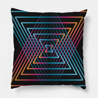 Abstract form - Triangle Pillow