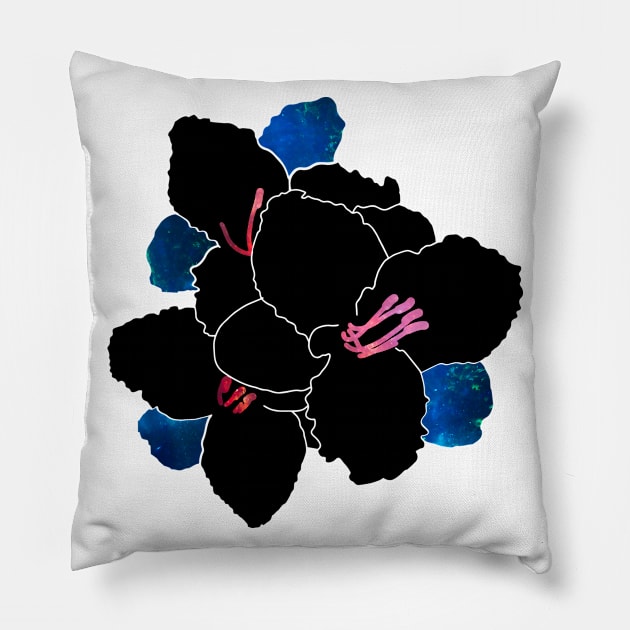 Blooming in the evenings Pillow by stingi