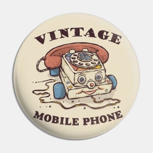 Vintage Mobile Phone Pin