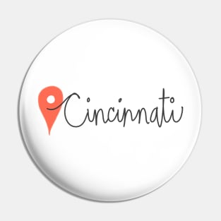 Cincinnati Location Pin Pin