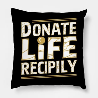 Donate Life Recipient Family Pillow