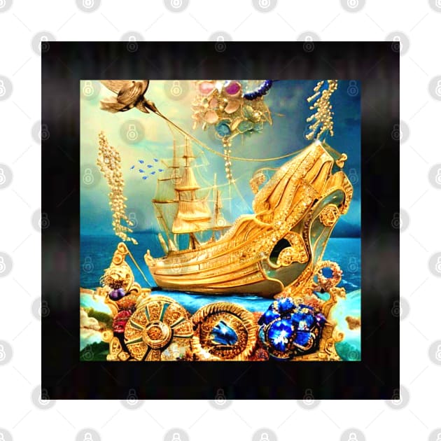 Treasure Ship by KC Morcom aka KCM Gems n Bling aka KCM Inspirations