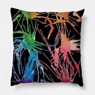 Spectrum Splash Doodle Pillow