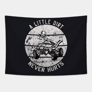 Dirt Quad Bike Offroad Motorsports Tapestry