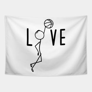 Cute Basketball Player Gift Basketball Lover Basketball Team Tapestry