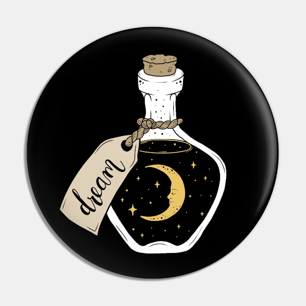 Dream in a bottle Pin by valentinahramov