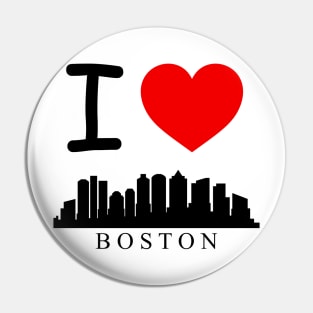 I HEART BOSTON Pin