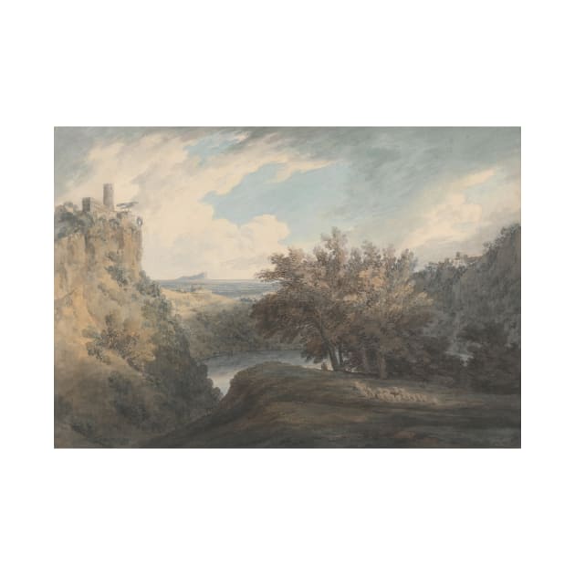 The Lake of Nemi by John Robert Cozens by Classic Art Stall