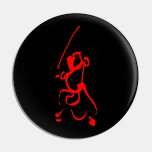 Kendo Fighter Pin