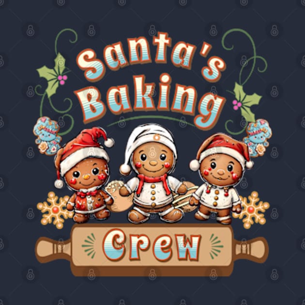 Santa’s Baking Crew by BrisaArtPrints