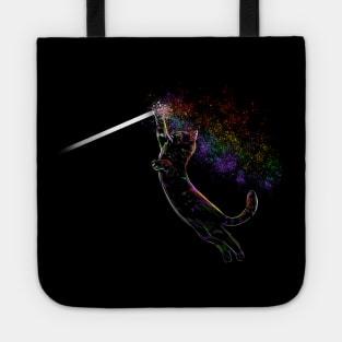 Dark side of the cat Tote