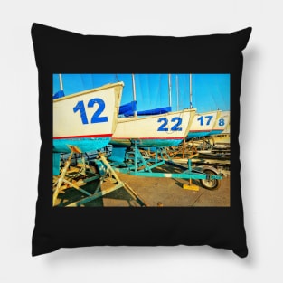 Resting Boats Pillow