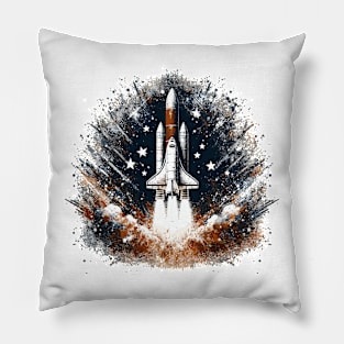 Rocket Launch Pillow