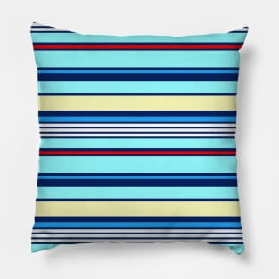 80's retro stripes. Pillow