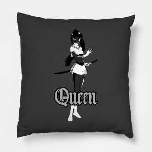 Anime Queen Black Out With sword Pillow