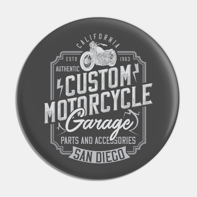 Custom Motorcycle Pin by Carlosj1313