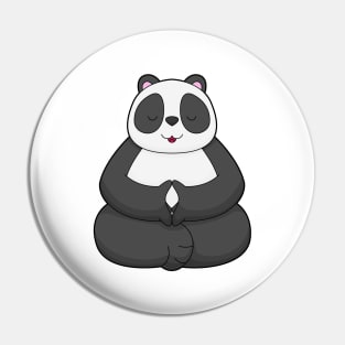 Panda Yoga Meditation Pin