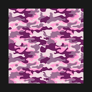 Camouflage Seamless Pattern T-Shirt