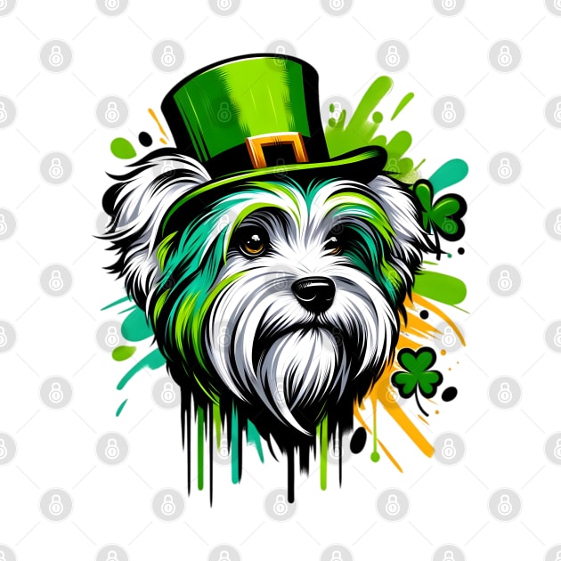 Dandie Dinmont Terrier's Saint Patrick's Day Celebration by ArtRUs
