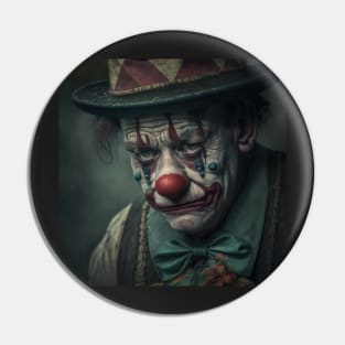 Sad Clown Pin