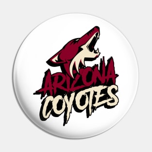 Coyote hockey Pin