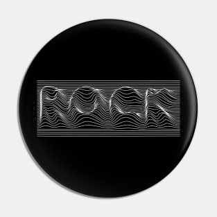 rock geometric lines logo Pin