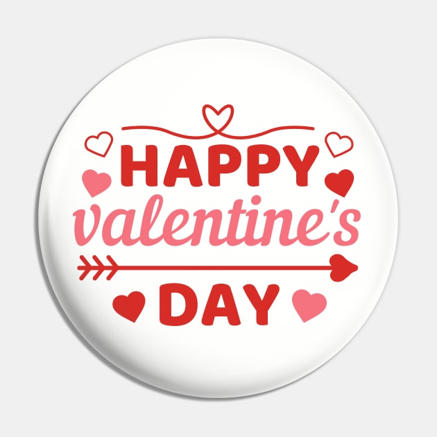 Happy Valentines day Pin by Cute Tees Kawaii