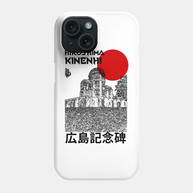 Hiroshima memorial Phone Case by nrwahid