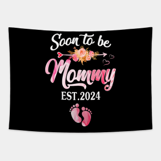 Soon to be Mommy 2024 Mother's Day First Time Mom Pregnancy Tapestry