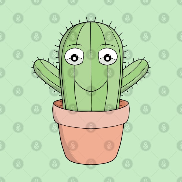 A cute smiling cactus by DiegoCarvalho