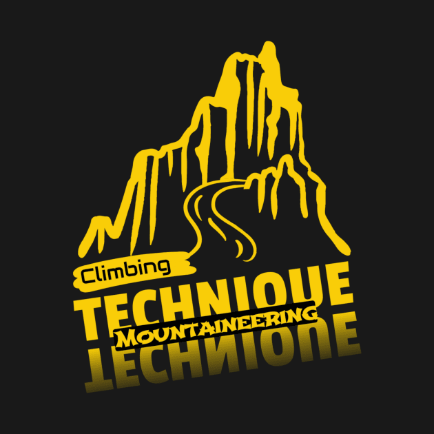 Climbing Technique Mountaineering | Yellow by rizwanahmedr