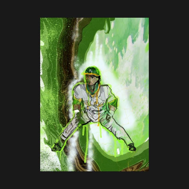 Man of steel Rickey Henderson by Charlie77