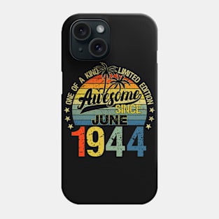 Vintage 78 Years Old June 1944 Decorations 78th Birthday Phone Case