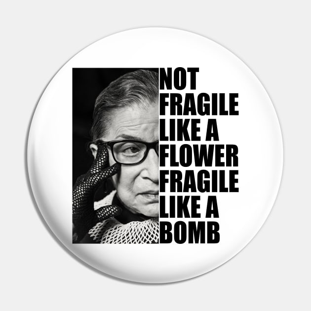 Ruth Bader Ginsburg Pin by hananeshopping