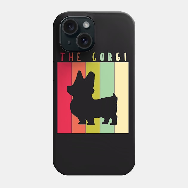 Retro Vintage The Corgi Phone Case by JKA