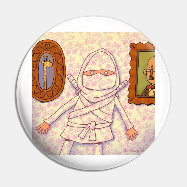 Suburban Ninja Pin by drawboy