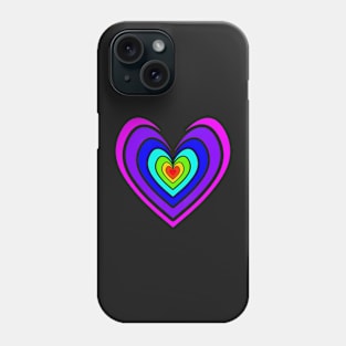 Rosy Heart (Rainbow 1) Phone Case