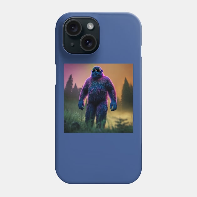 Dope Sasquatch in Nature Phone Case by Grassroots Green