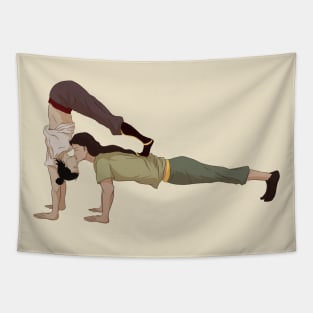 Kyoshi with Rangi Tapestry