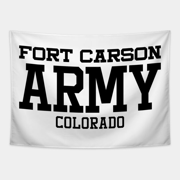 Mod.1 US Army Fort Carson Colorado Military Center Tapestry by parashop