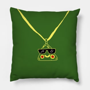 Smiling Necklace Cartoon Pillow