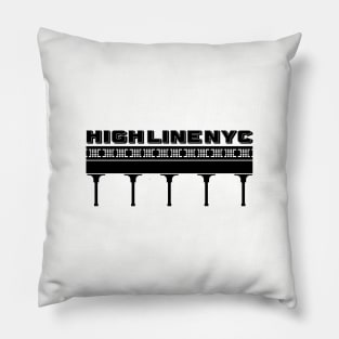 New York City's High Line Trail and Park Pillow