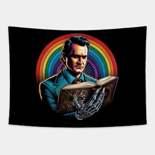 Groovy Reading Adventure: Ash Williams Tee Tapestry