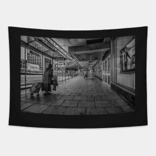 Leeds Station Mono Tapestry