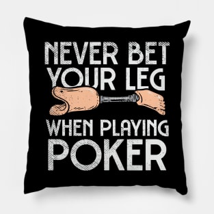 Leg Amputee Jokes Pillow