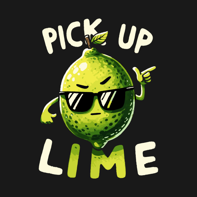 Pick up Line Lime by DoodleDashDesigns