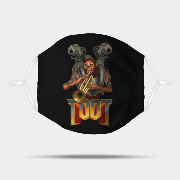 Doom Toot Doom Eternal Mask Teepublic