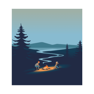 Flowing campfire T-Shirt