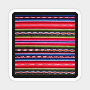 Mexico Guatemala Peru Maya Aztec Colorful Fabric Magnet