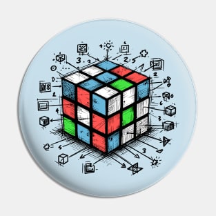 Rubik Cube Color Pin